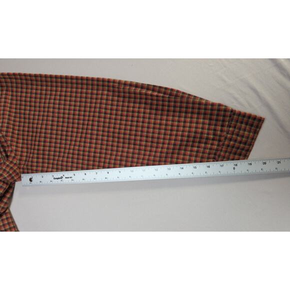 VTG Royal Robbins Mens M Plaid Button Shirt 100 Cotton Made In Hong Kong - Picture 7 of 14